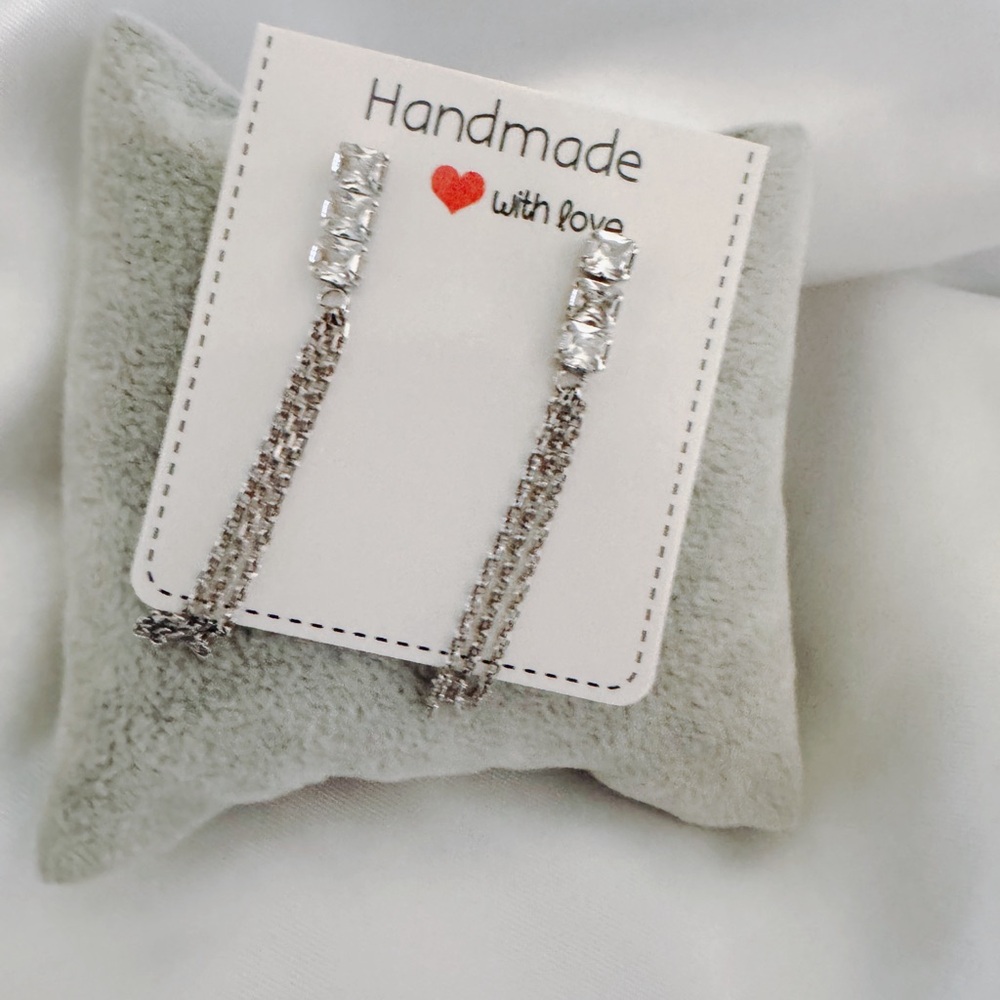 Handmade Silver Dangle Earrings